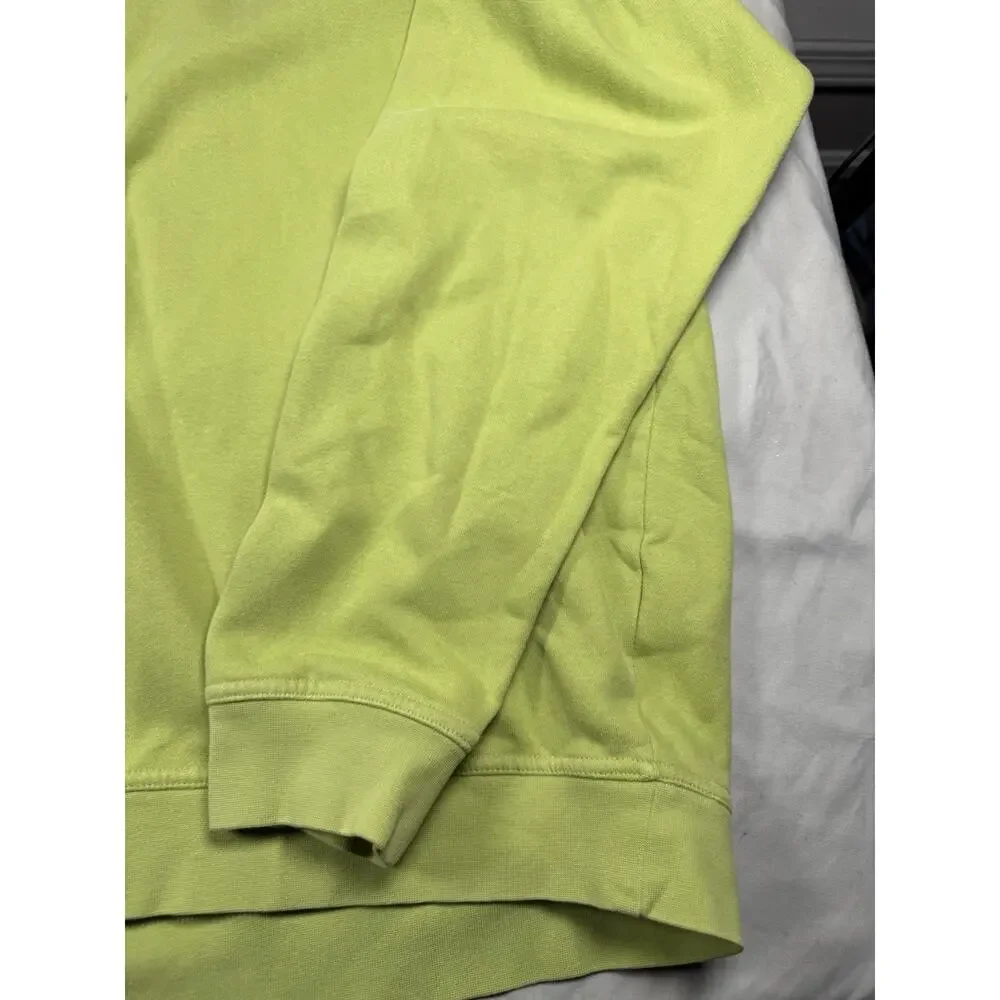 Callaway Golf Sport Quarter Zip Pullover Sweatshirt Lime Green Men’s XL